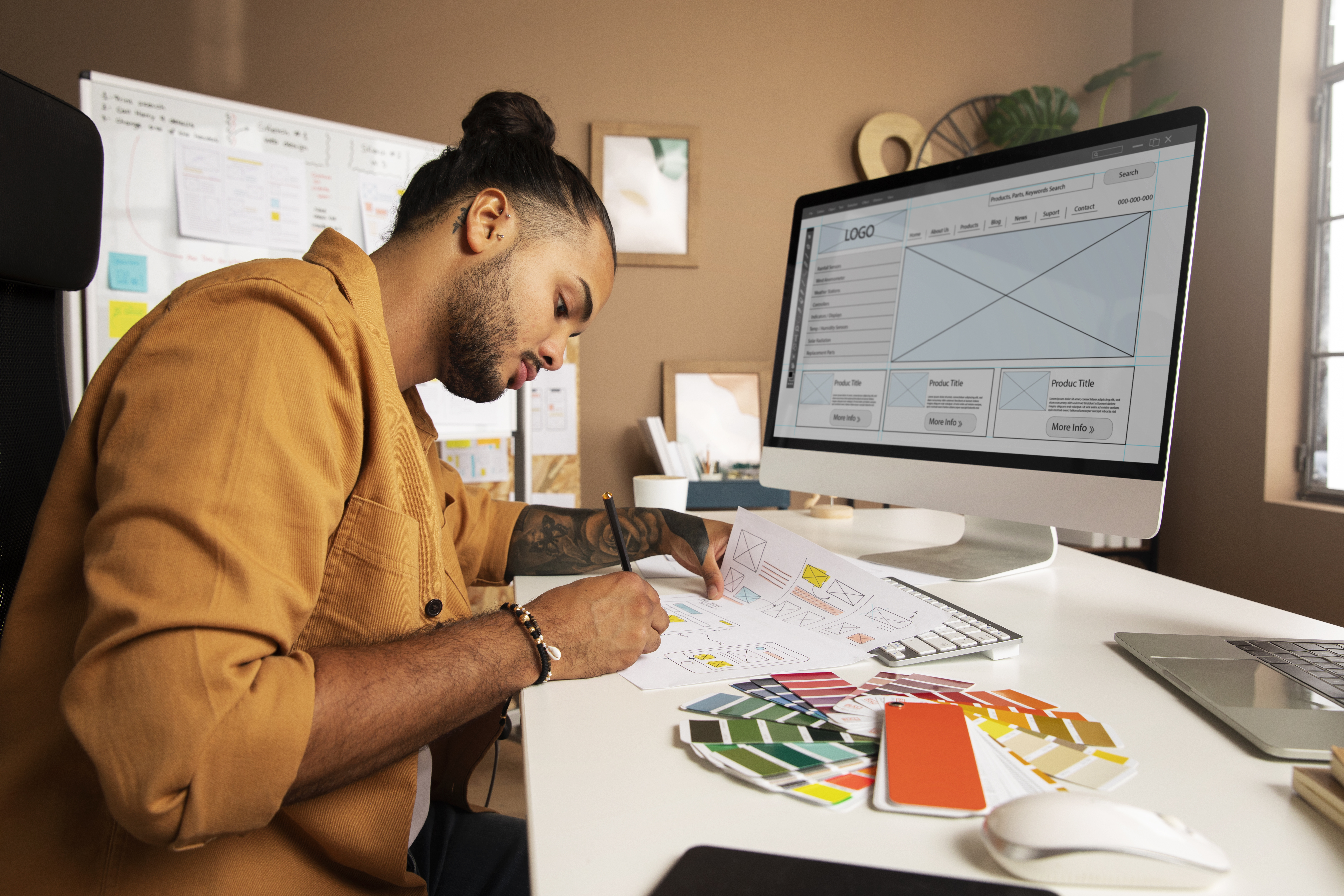 Professional UI/UX Designer at Work